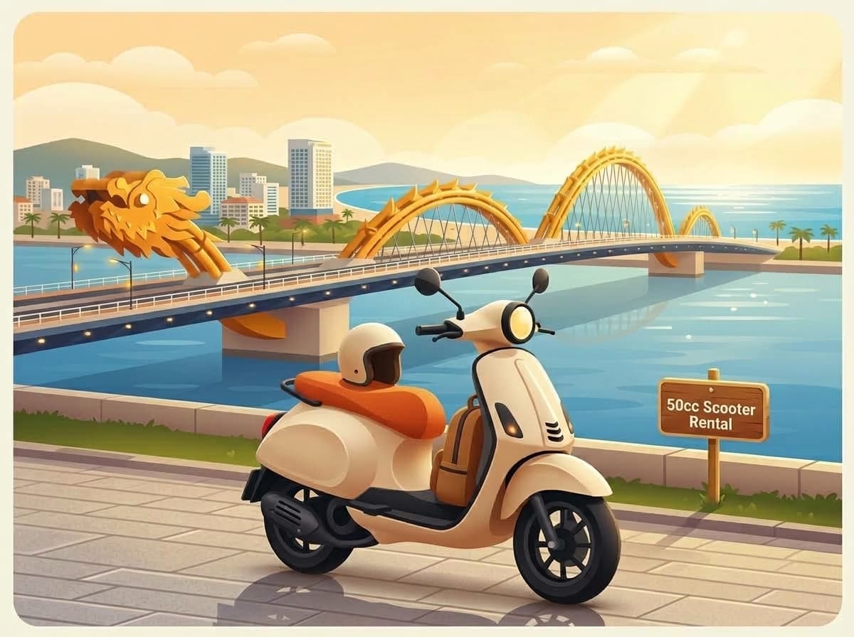 50cc Scooter Rental in Da Nang